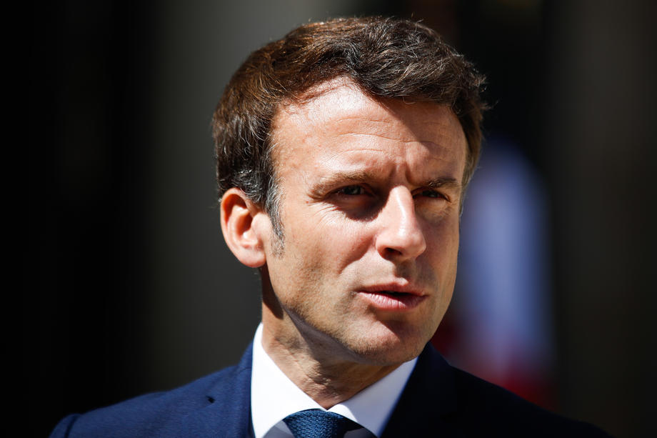 French President Macron receives the president of Argentina Alberto Fernandez in Paris
