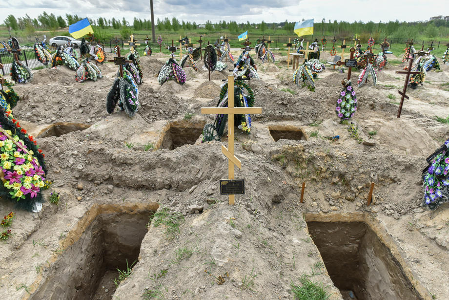 Graveyard in the Kyiv area