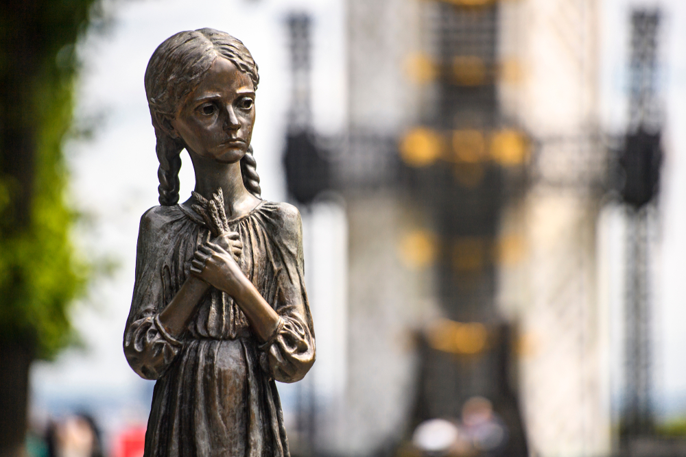 Fragment,Of,Memorial,To,The,Victims,Of,The,Holodomor,,Dedicated