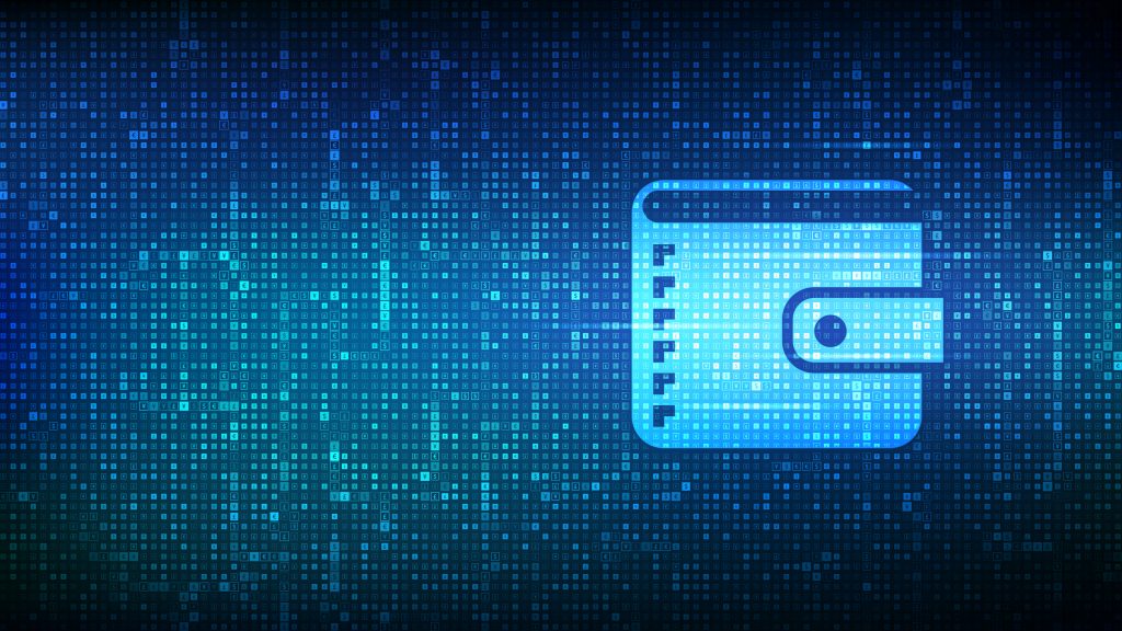 Digital,Wallet.,Wallet,Icon,Made,With,Currency,Symbols.,Mobile,Banking,