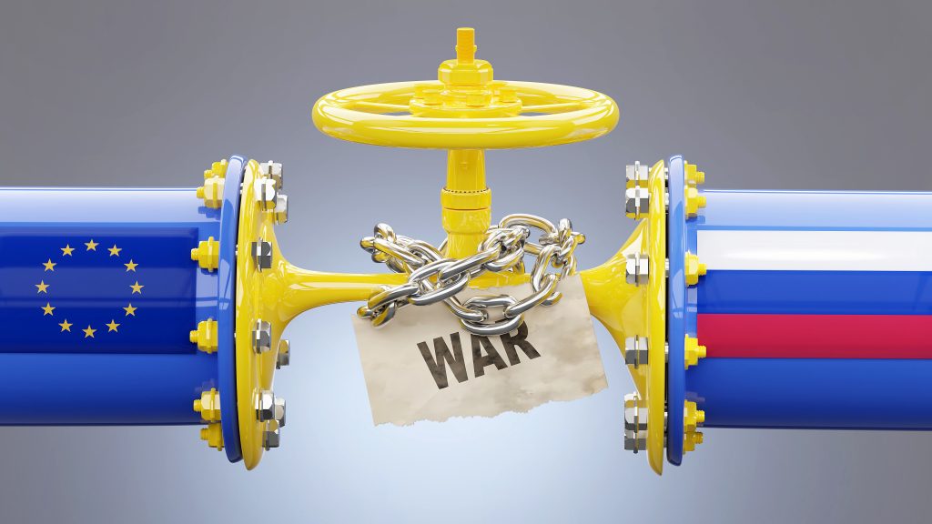 Eu,Europe,And,Russia,Oil,And,Gas,Sanctions,,Stand-off,And