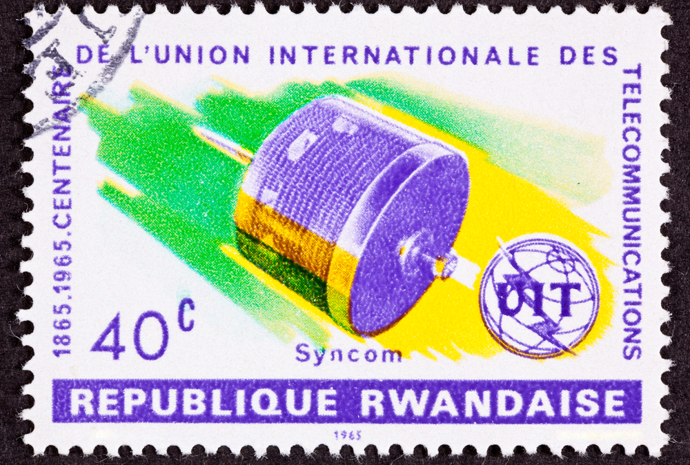 Rwanda,-,Circa,1965:,A,Stamp,Printed,In,Rwanda,Commemorates
