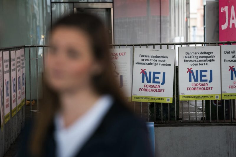 Le Danemark vote sur son entrée dans la défense de l'UE après 30 ans d'exception