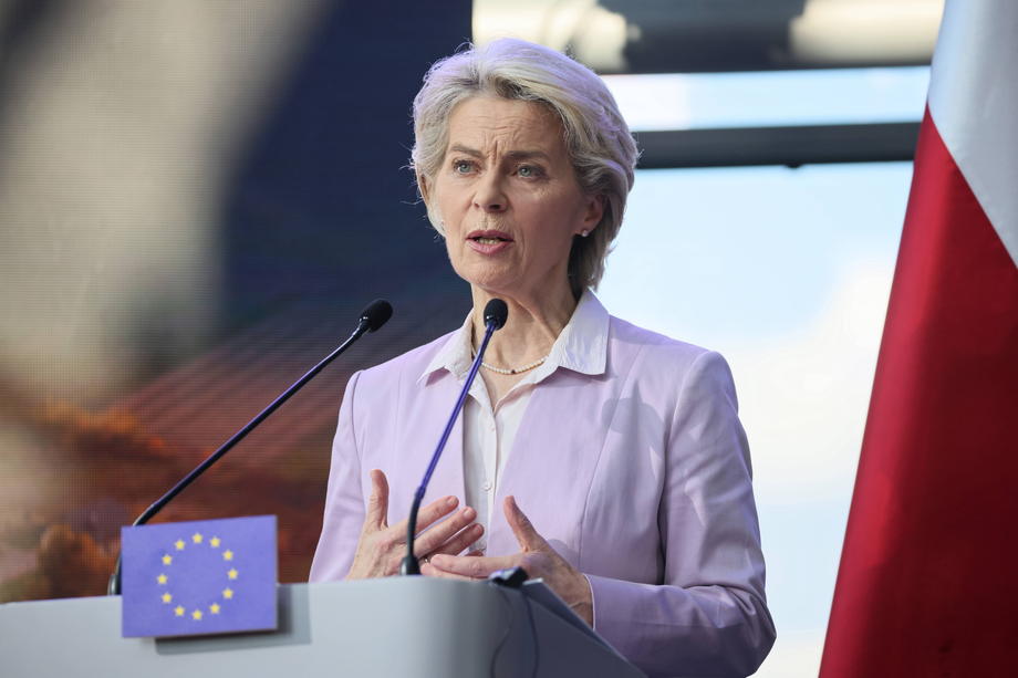 EC President von der Leyen visits Warsaw