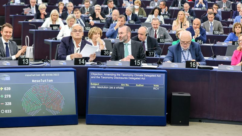 Le Parlement européen soutient le label « vert » pour les investissements dans le nucléaire et le gaz
