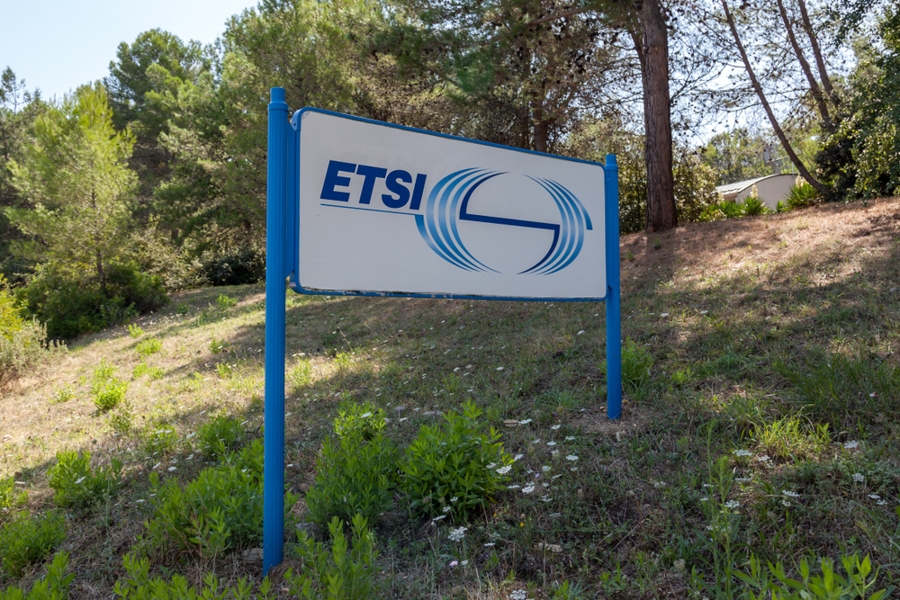 Sophia,Antipolis,,France,-,August,19,,2018:,Etsi,Sign,At