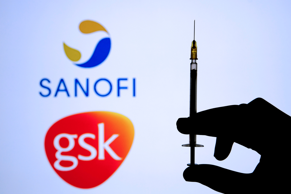 Stone,/,Uk,-,August,2,2020:,Sanofi,Gsk,Logos