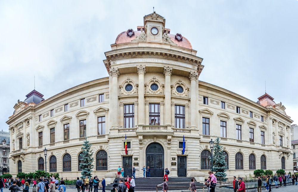 Bucharest,,Romania,-,May,25,,2014.,The,National,Bank,Of