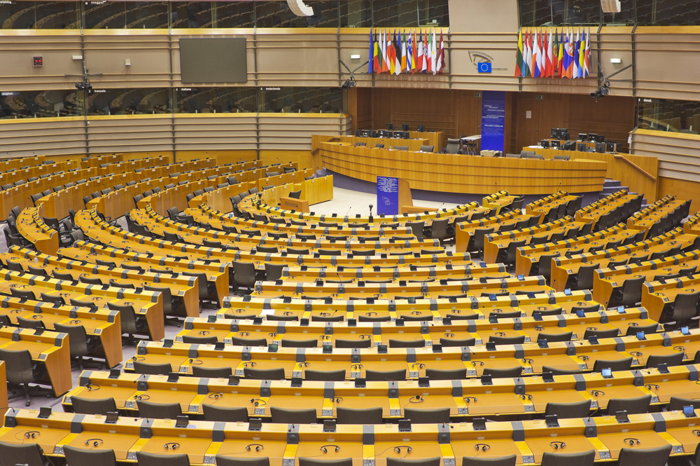 Brussels,,Belgium,-,July,24,,2014:,The,European,Parliament,Hemicycle