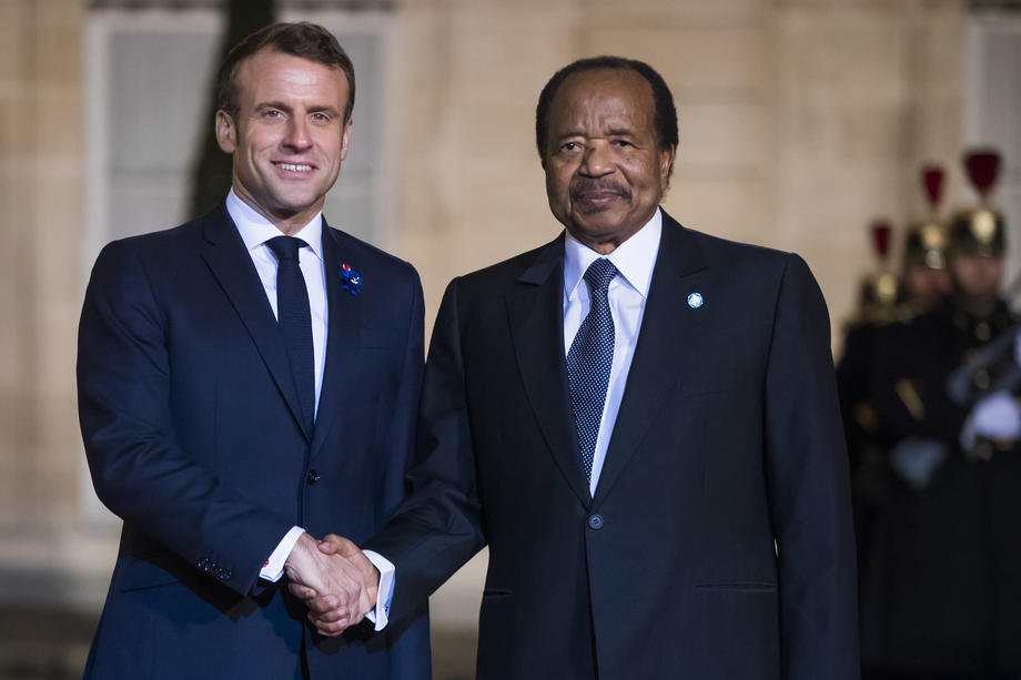 Peace Forum&rsquo;s dinner at Elysee Palace in Paris