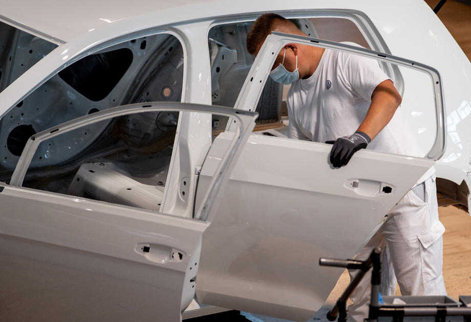Volkswagen Glaeserne Manufaktur in Dresden