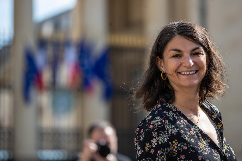 Newly elected members of French Parliament arrive at the National Assembly in Paris