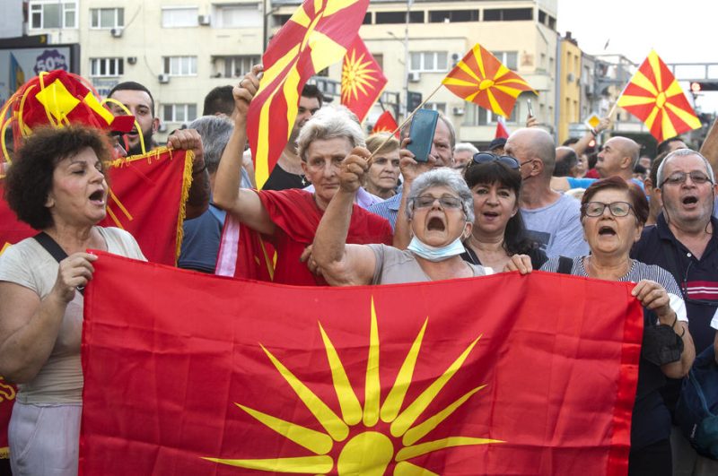 Manifestations, pressions albanaises : Skopje doit se décider sur la proposition française concernant le veto bulgare