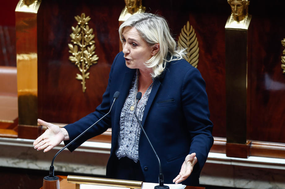 French Prime Minister Borne delivers speech in Parliament