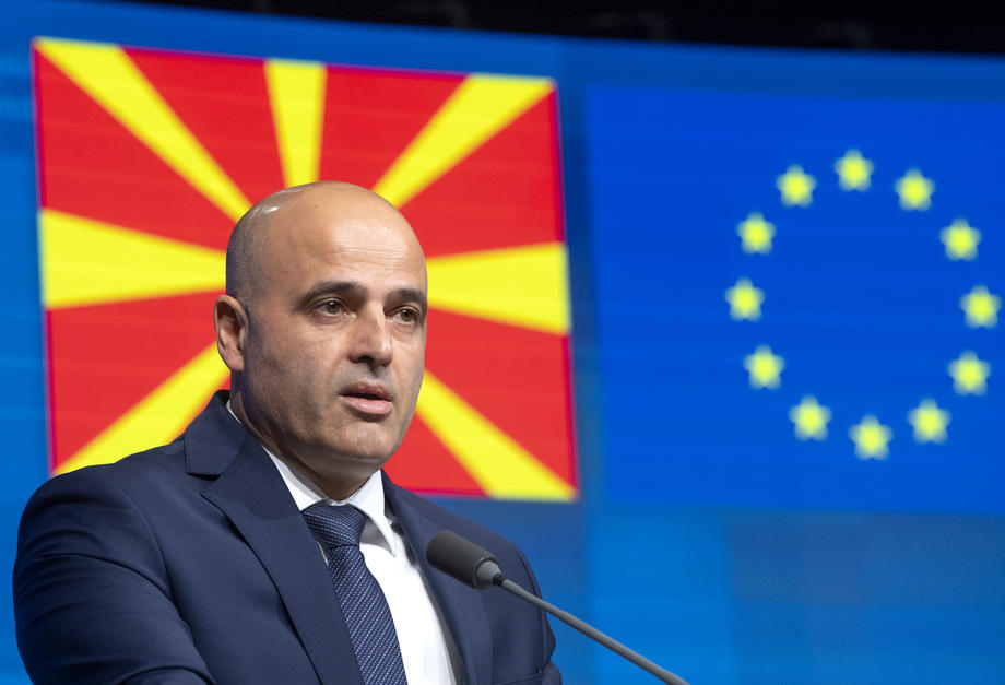 Intergovernmental Conference on the accession of North Macedonia in EU council in Brussels