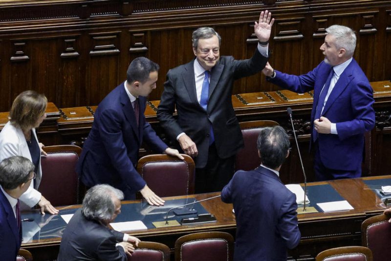 Italie : Mario Draghi s'en va, vers des élections anticipées à l'automne