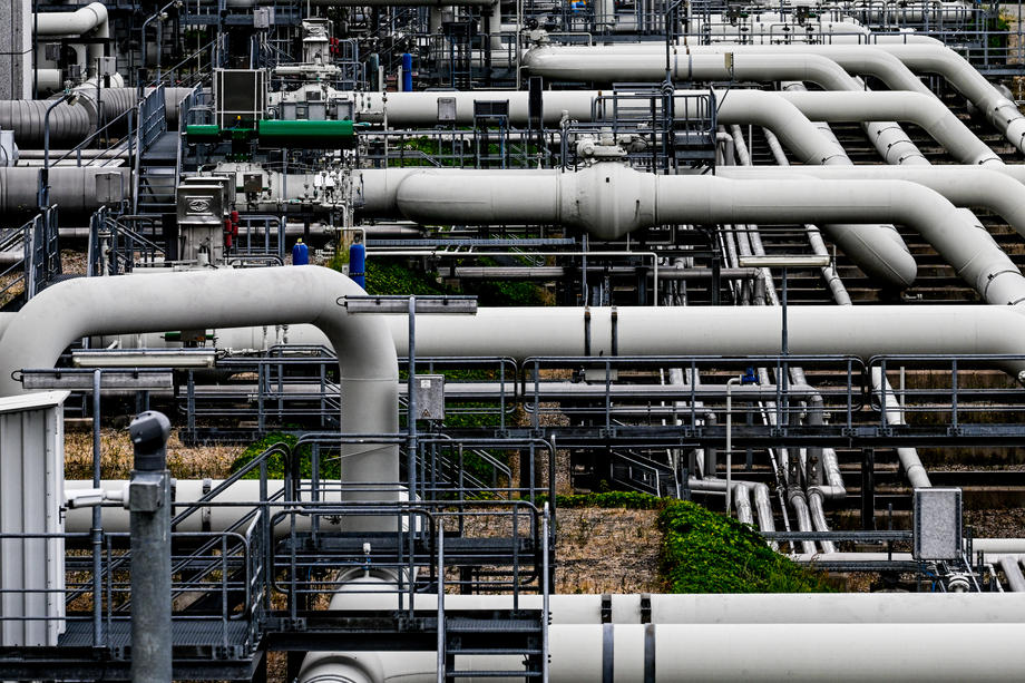 Gas compressor station in Mallnow