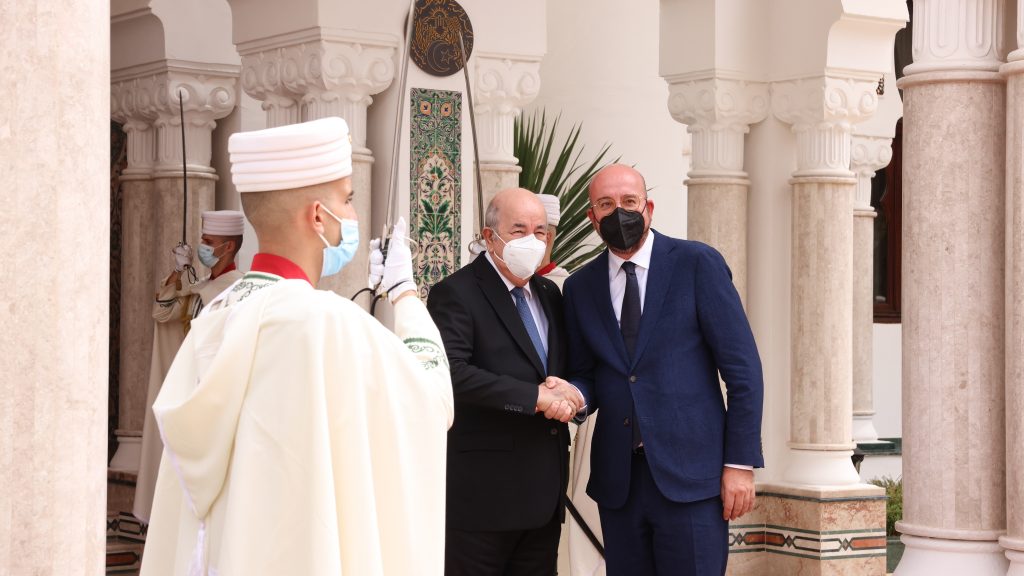 Charles Michel meets President of Algeria