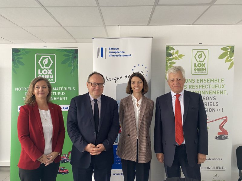 InvestEU : Loxam signe le premier « Prêt Vert » accordé par la Banque européenne d’investissement en France