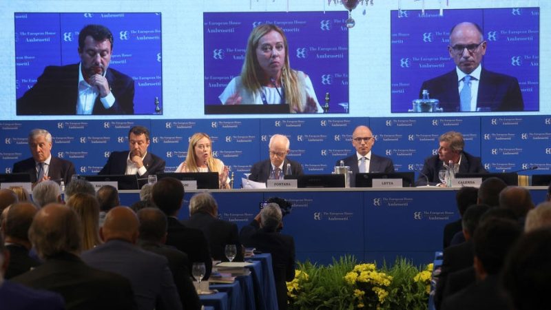 L’extrême droite française voit des « opportunités » à l’échelle européenne après les élections italiennes