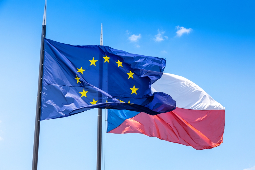 Eu,And,Czech,Republic,Flags