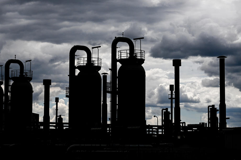 Gas compressor station in Mallnow