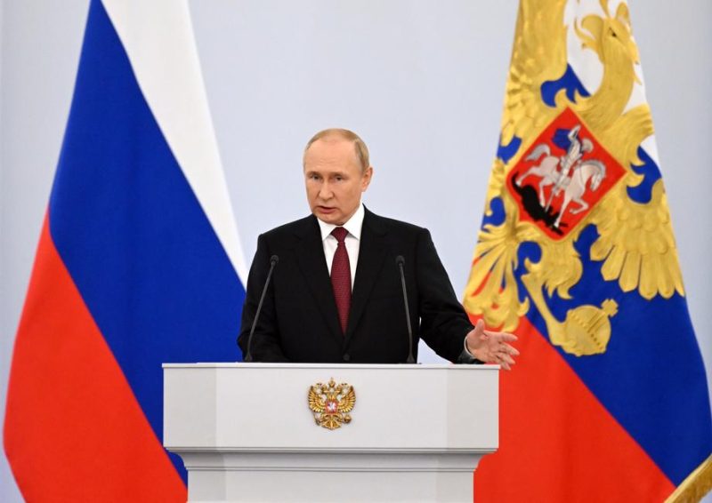 Vladimir Poutine : les régions ukrainiennes annexées seront "à jamais russes"