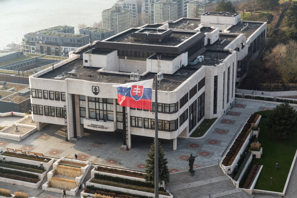 Bratislava,,Slovakia,-,Dec,1,,2019:,Aerial,View,Of,Slovak