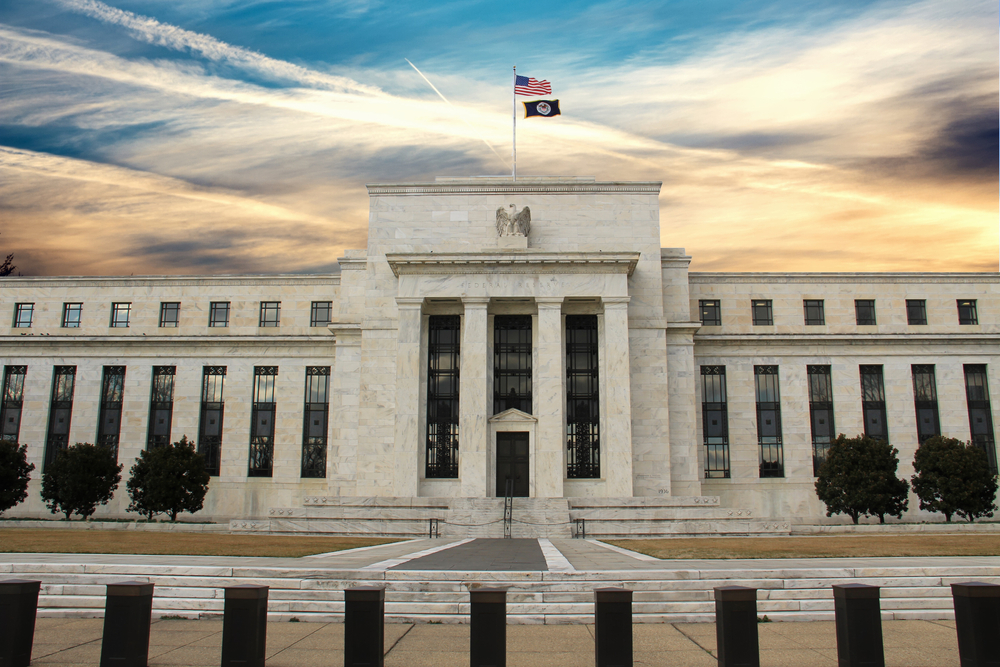United,States,Federal,Reserve,Bank,Building,On,Constitution,Avenue.,Washington,