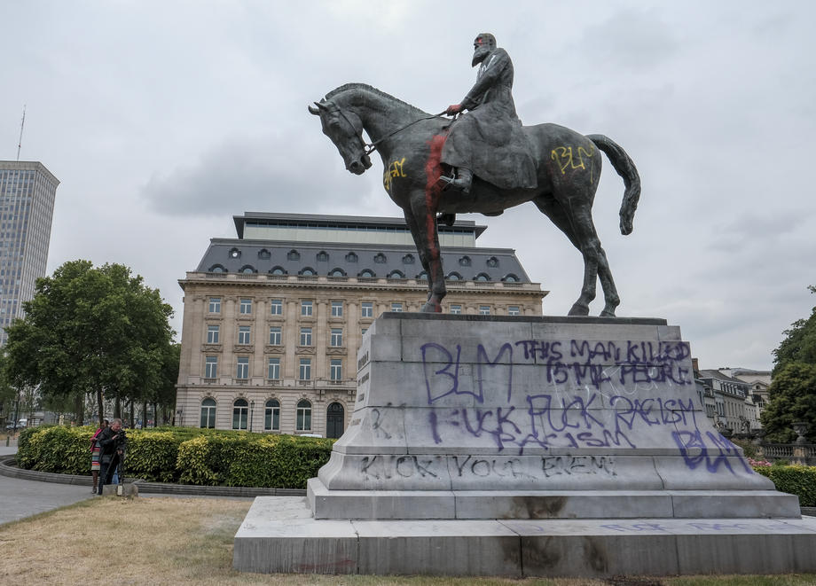 Statue of King Leopold II of Belgium  Tagged