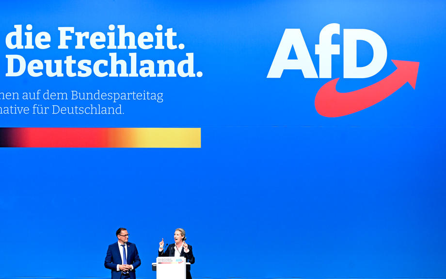 Alternative for Germany (AfD) party convention in Riesa
