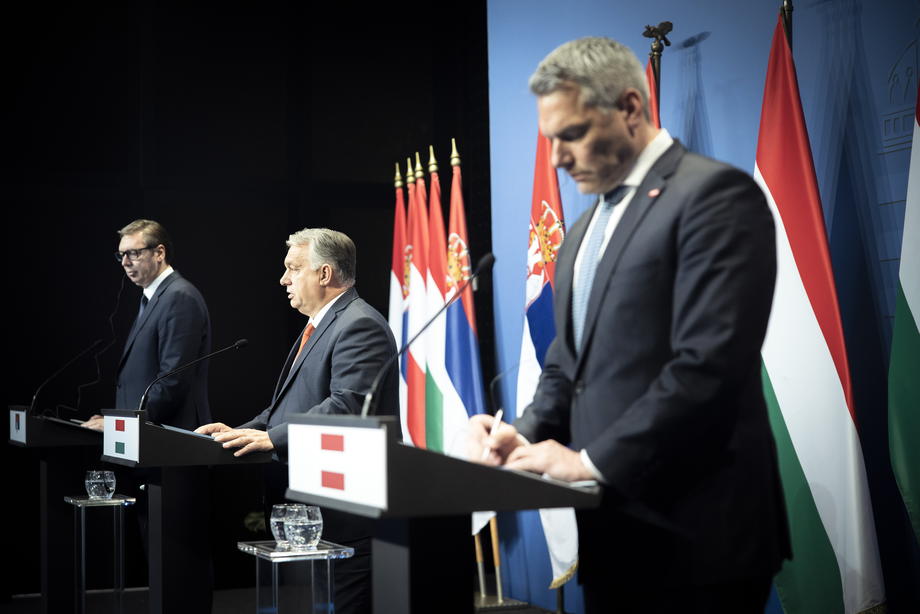 Hungarian-Austrian-Serbian summit in Budapest