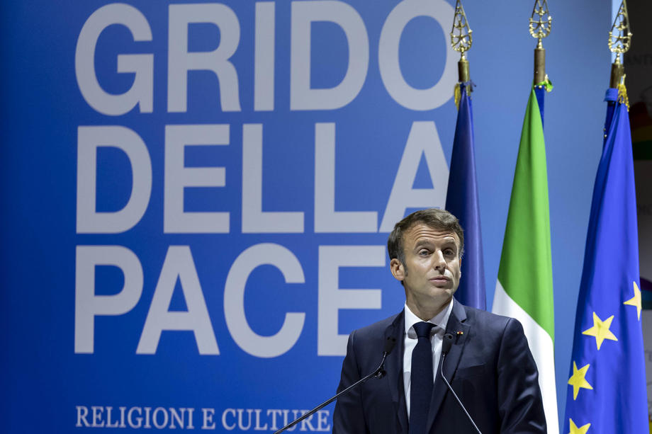 Italian President Mattarella meets French President Macron