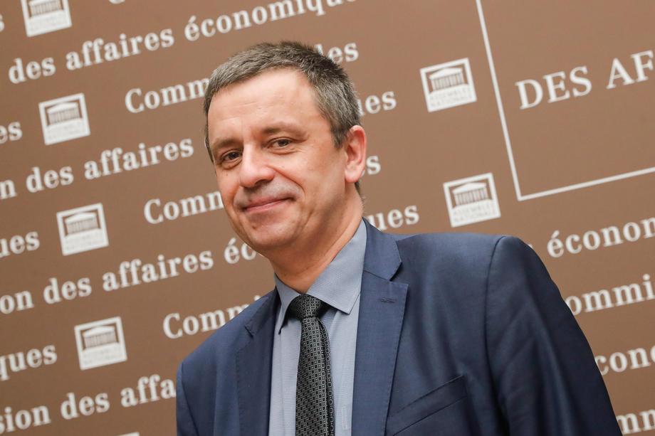 Luc Remont, new president of EDF group, at the French Parliament