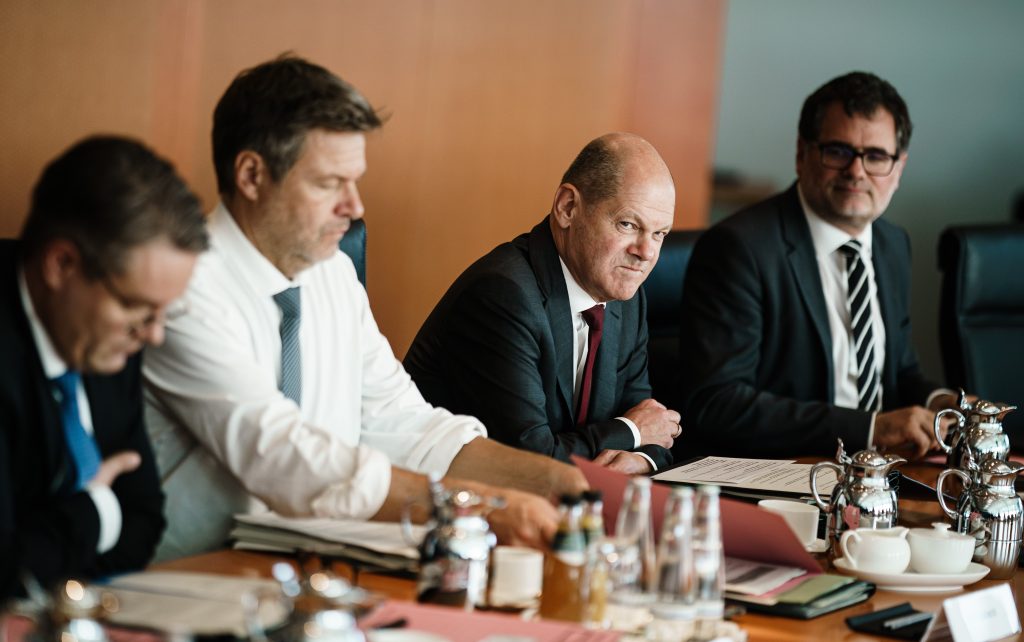 German cabinet meeting at the Chancellery in Berlin