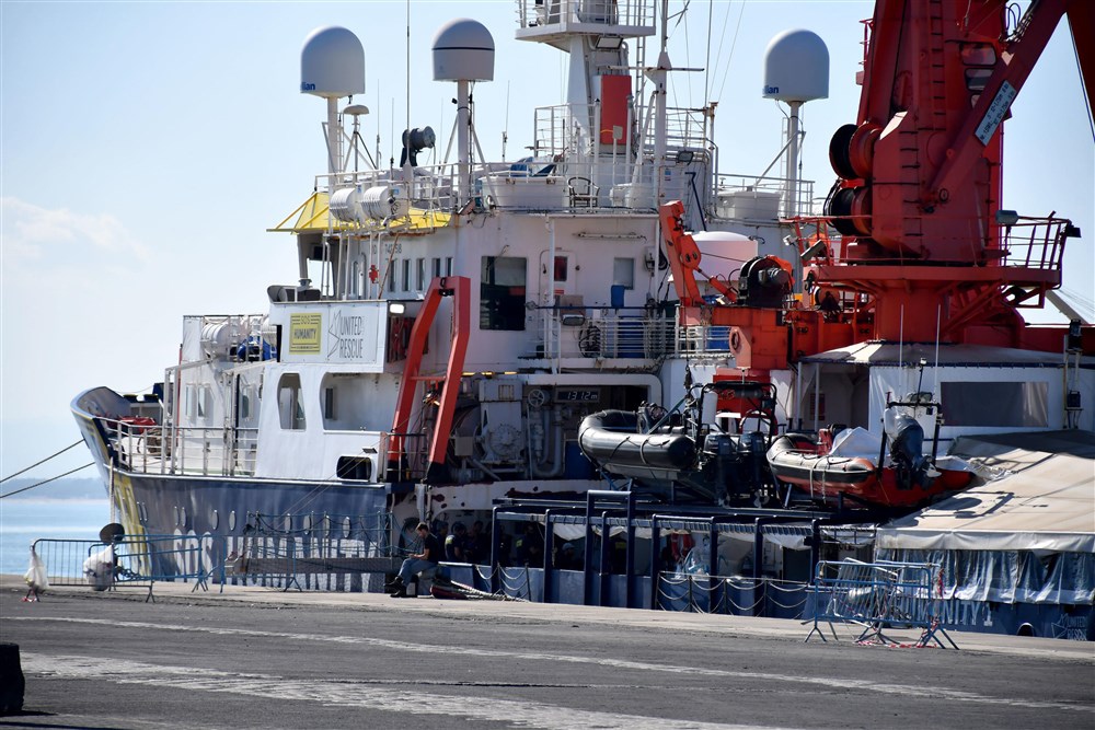 The NGO-run ship Humanity 1