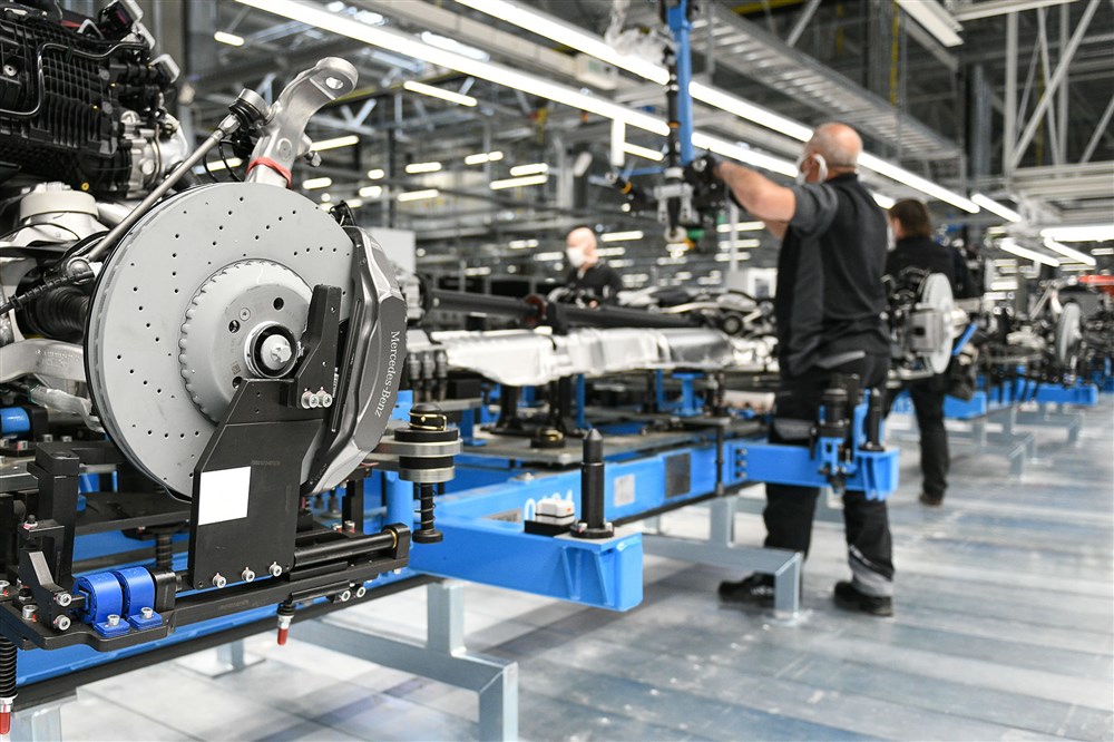 Mercedes Benz opens new factory line