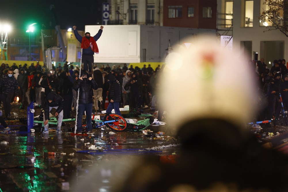 FIFA World Cup 2022 – Clashes in Brussels