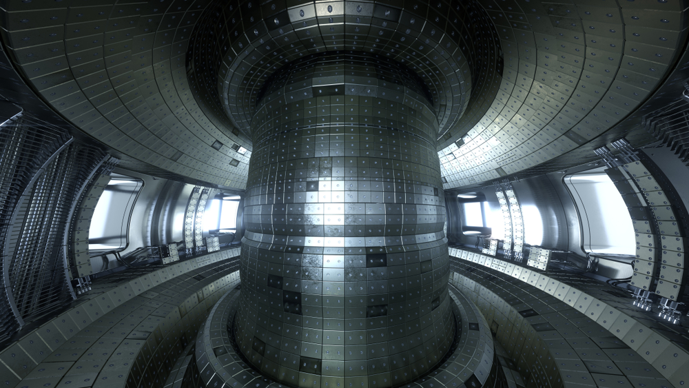 Fusion,Reactor,Tokamak.,Reaction,Chamber.,Fusion,Power.,3d,Illustration.,Thermonuclear