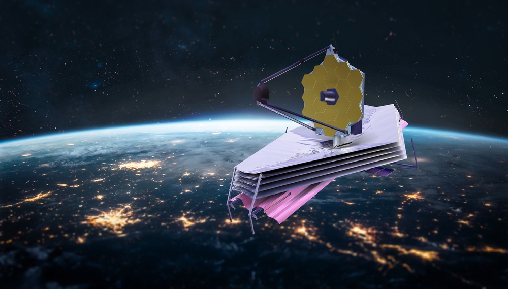 James,Webb,Telescope,In,Outer,Space,On,Orbit,Of,Earth