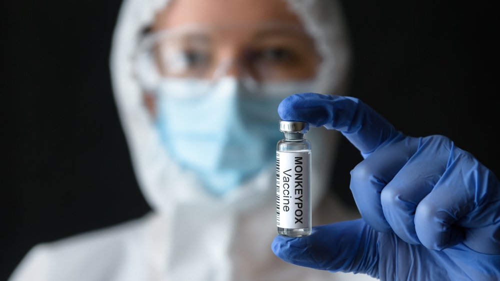 Monkeypox,Vaccine,In,Doctors,Hand,,Scientist,In,Personal,Protective,Equipment