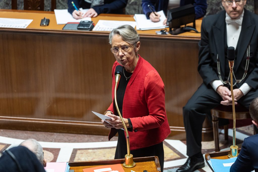 Questions to the government at the national assembly in Paris