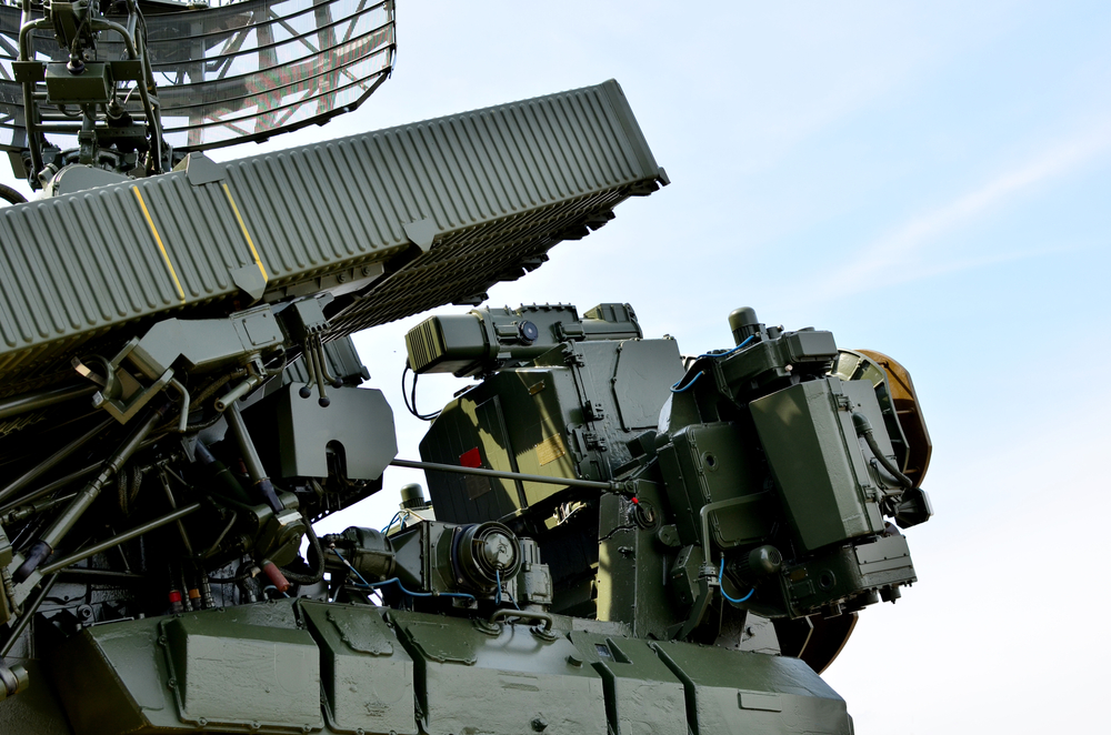Anti-aircraft,Missile,System.,Combat,Multifunctional,Robotic,Complex.,Machine,Gun,And