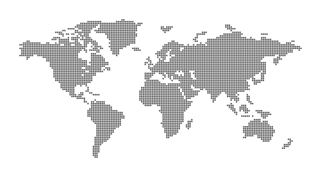 Vector,Map,Of,The,World,With,Square,Dots