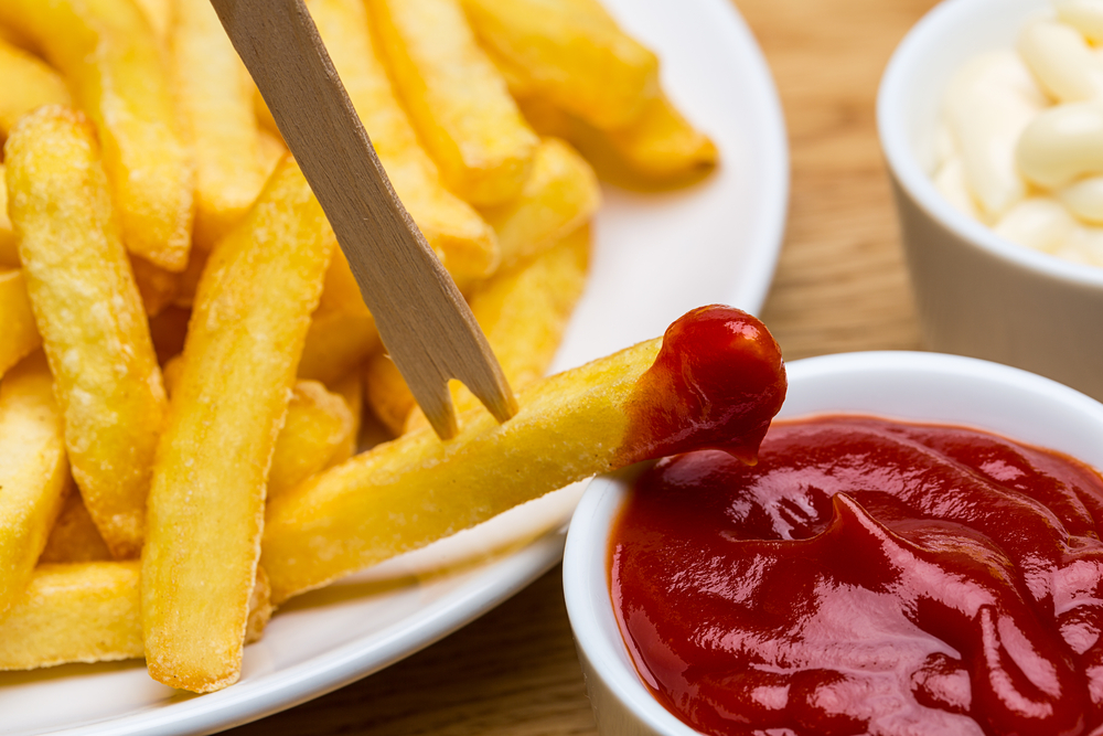 French,Fries,With,Sauces,Close-up
