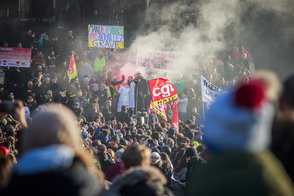National strike in France