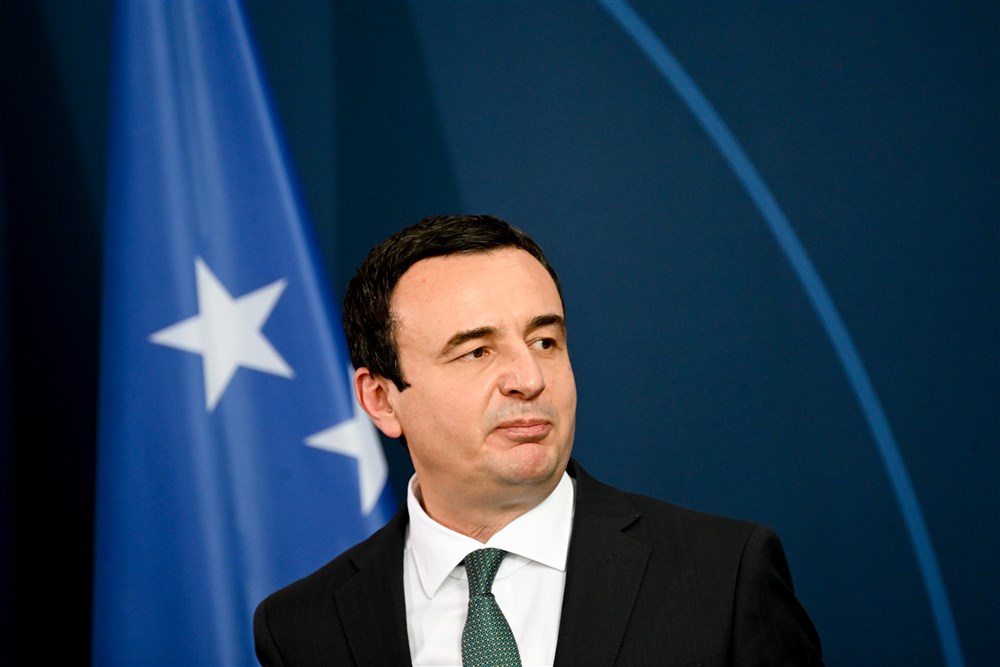 Prime Minister of Kosovo Albin Kurti  in Berlin