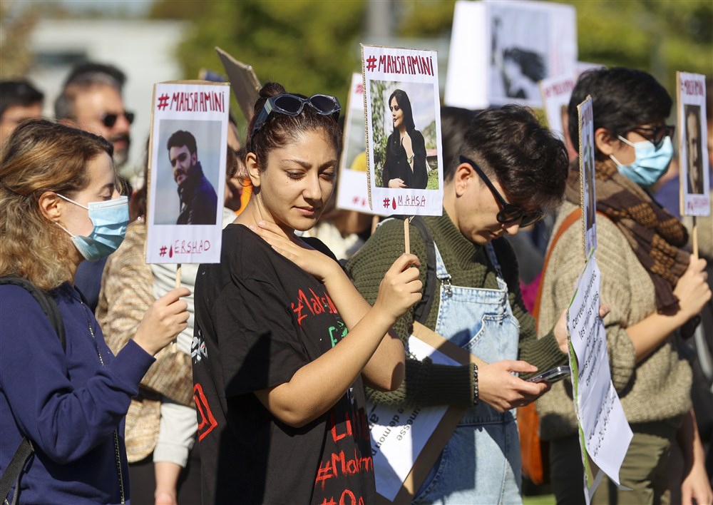 Demonstration in solidarity with the Iranian people in Strasbourg