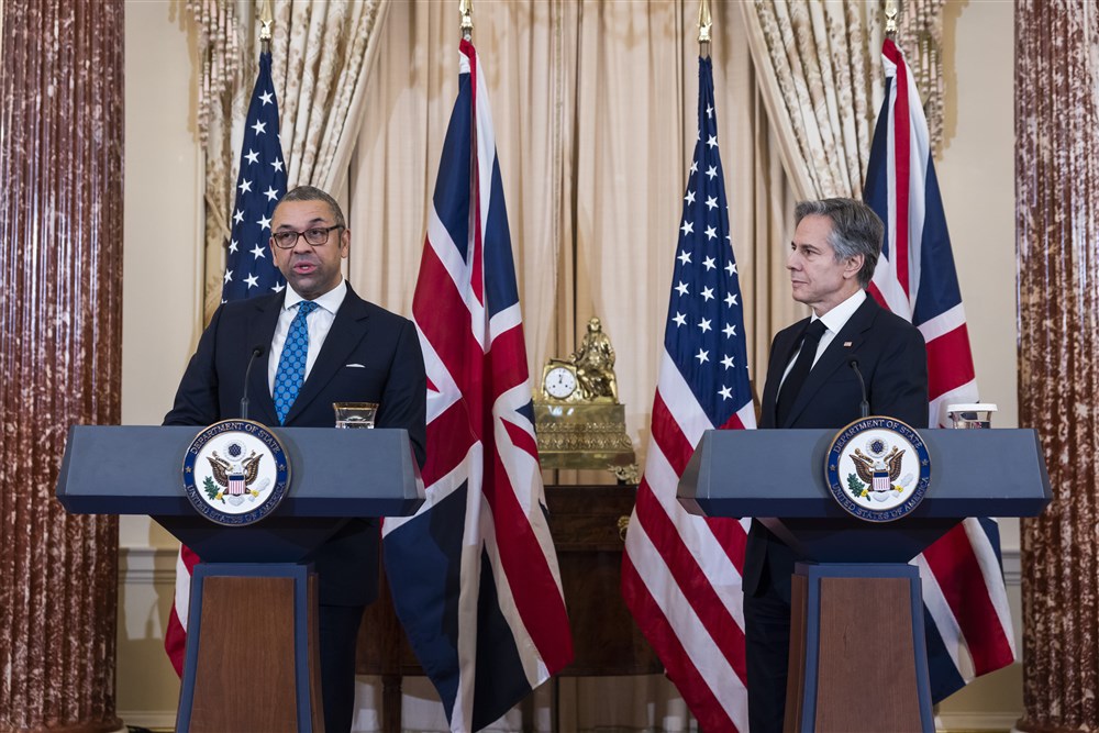 Blinken and Cleverly hold joint presser at State Department