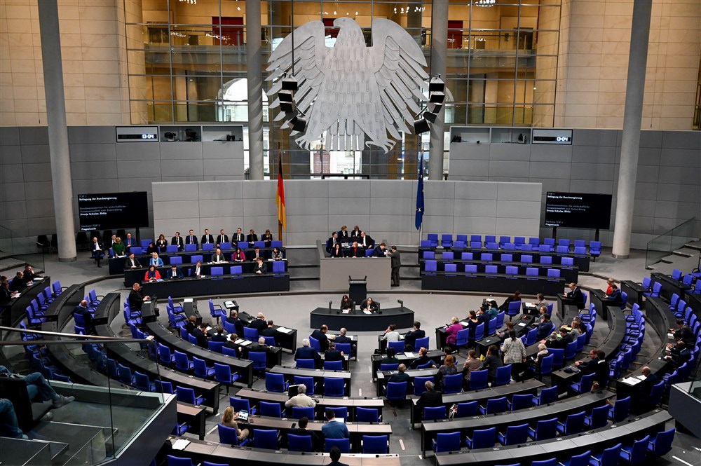 Parliamentary question session in Bundestag